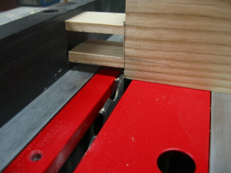 Making the final tenons cuts